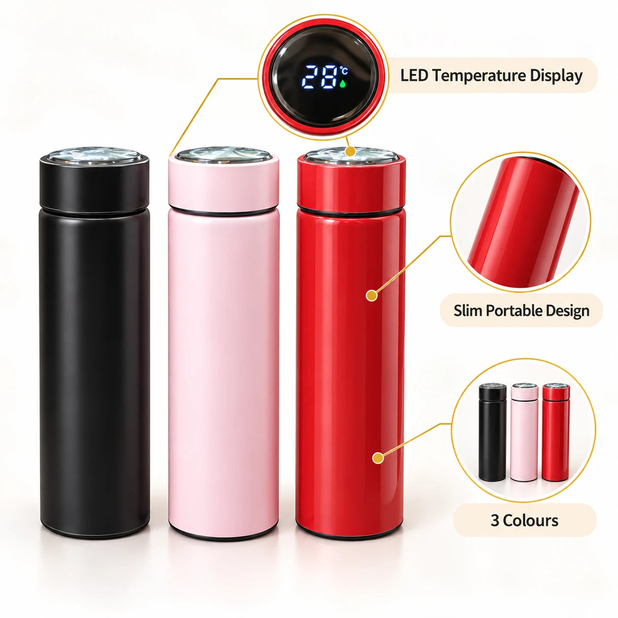 LED Temperature Bottle ? Type 2 - view 3